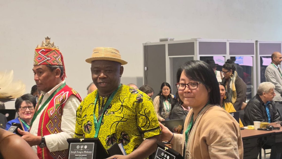 Anapac_DRC's tweet photo. Joseph #Itongwa, Directeur Exécutif National de l’#ANAPAC-RDC, est désormais reconnu comme Ambassadeur des Forêts Primaires, avec la reconnaissance de l’@IUCN et du Forum des Nations Unies sur les forêts. 

Cette distinction lui a été décernée ce lundi à Erevan.

#COP17Armenia https://t.co/EjdGP6zfmt