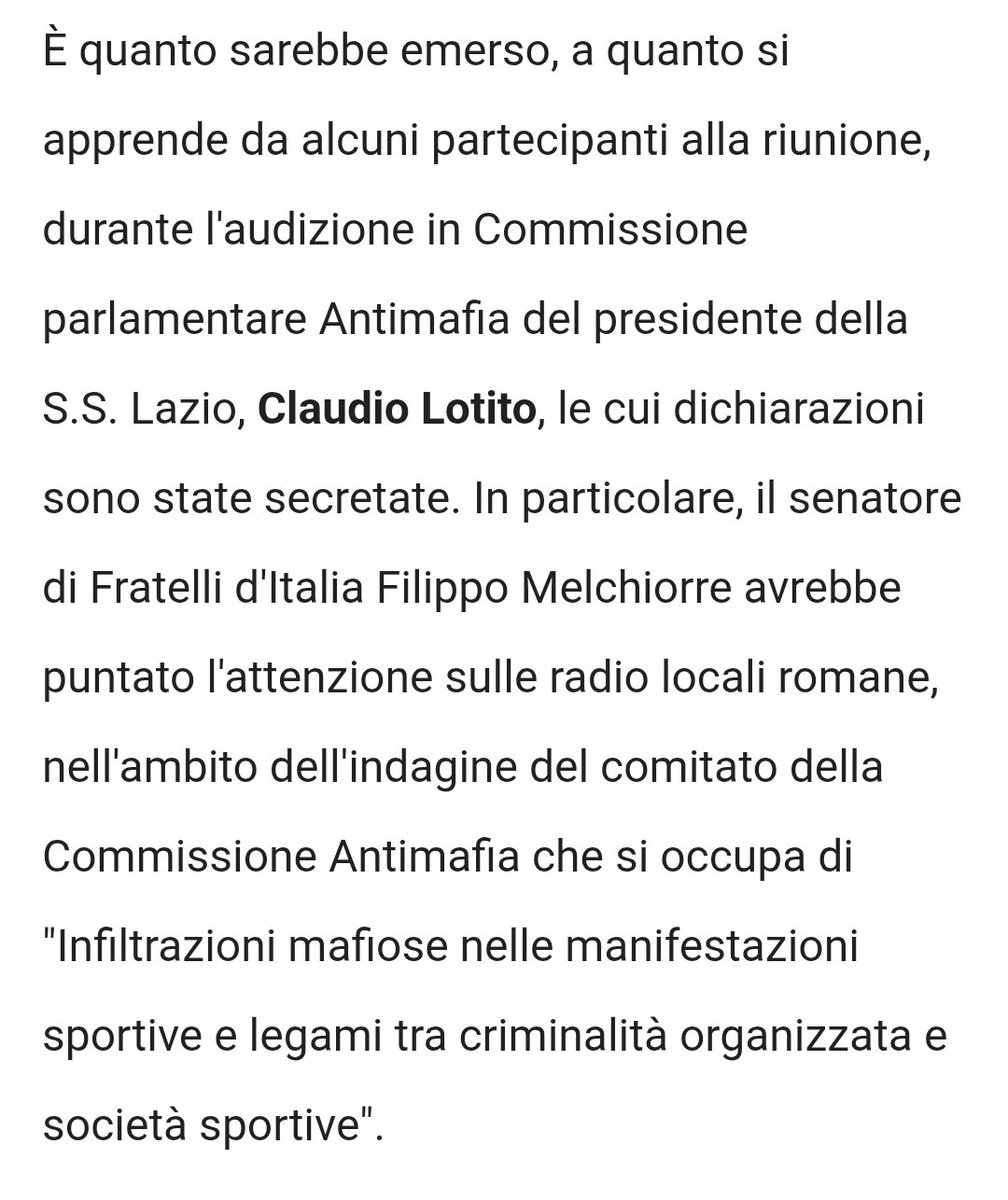 marcoaufiero7's tweet photo. @MarcoAnselmi24 @SpaceLazio Non concentratevi su di me, rispondete e fate chiarezza su queste parole di Melchiorre. https://t.co/vXUYSeGerm