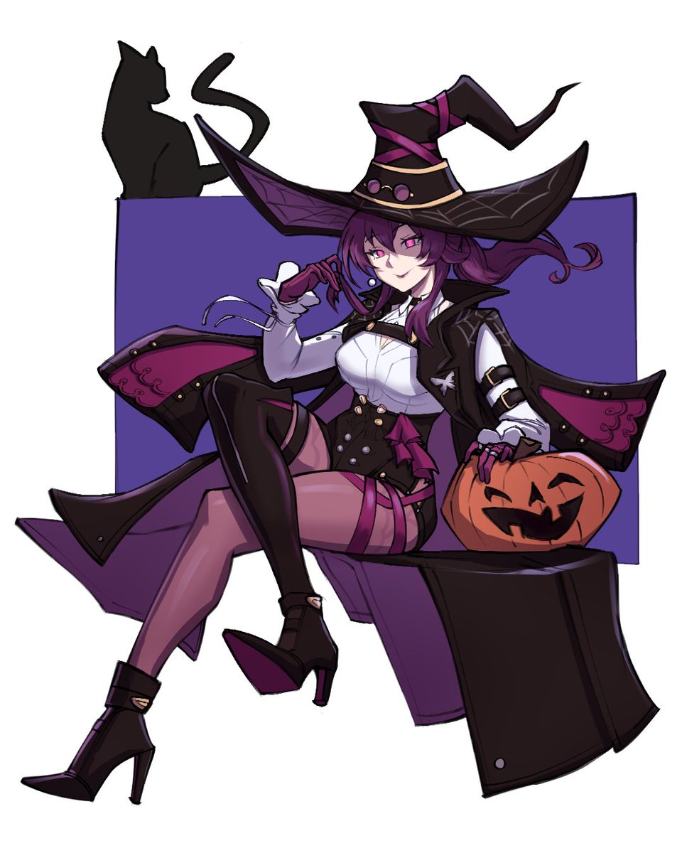 Try_Yubi's tweet photo. Witch Kafka for Halloween! 🧙🎃
#Kafka #HonkaiStarRail #HSR https://t.co/udgWRKCob1