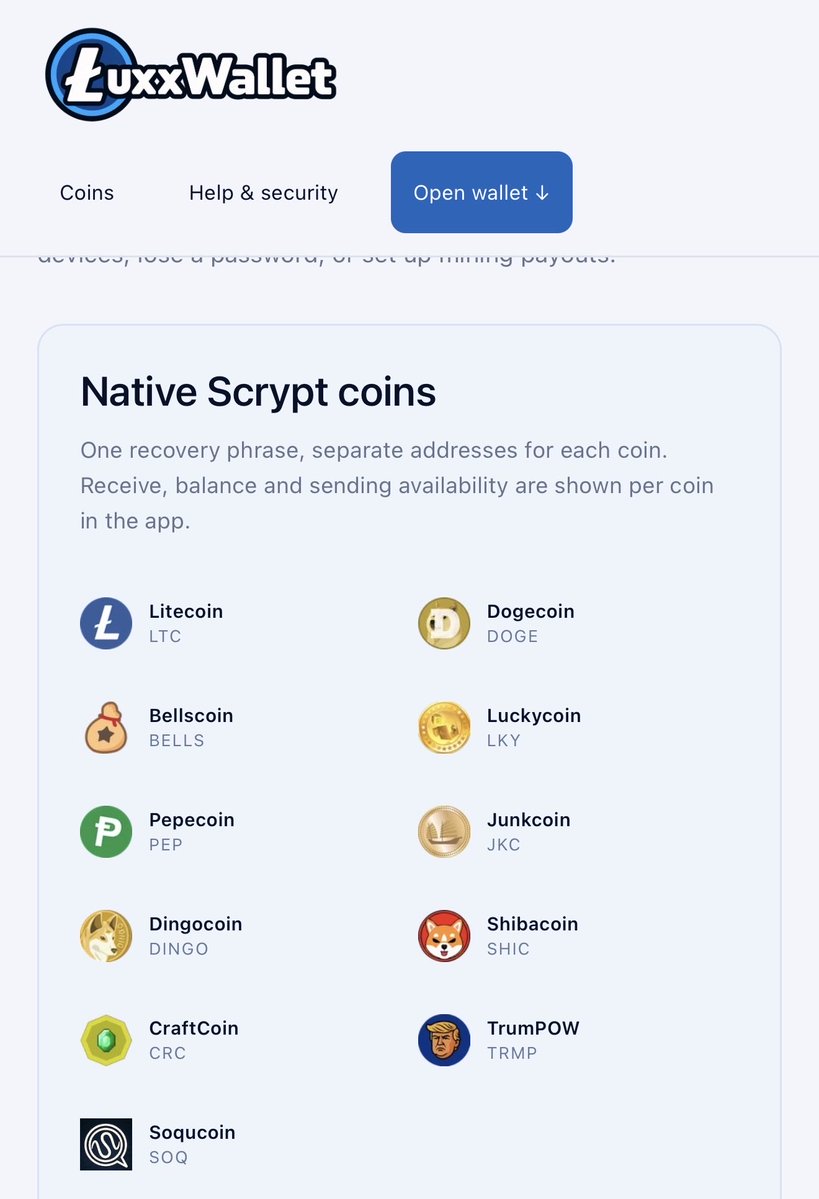 AMJ_BTC's tweet photo. 🔔 Before $DOGE, there was $BELLS.

Billy Markus (@BillyM2k) created Bellscoin in 2013, 8 days before co-creating Dogecoin.

Today, LuxxWallet lists $BELLS alongside $LTC and $DOGE as native Scrypt coins with separate addresses.

Which one did you discover first? 👀@Luxx https://t.co/34oJGSQn4b