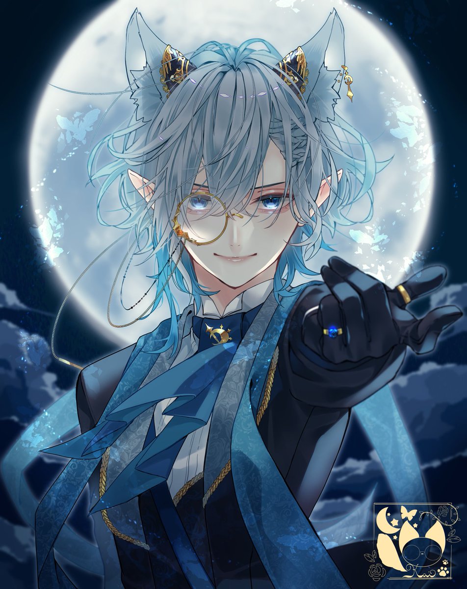 K4i_000__'s tweet photo. 🦇 ┈┈┈┈┈┈┈┈┈┈┈┈┈┈️️ 👻

　　　　　  #一枚絵公開

　　　   ￣￣￣￣￣￣￣￣￣
　　　　　  
　　     　 『蒼は、夜を喰む』

️️👻 ┈┈┈┈┈┈┈┈┈┈┈┈┈┈ 🦇

 #IRIAMライバーさんと繋がりたい
 #新衣装公開 https://t.co/tH4nM0KFfi