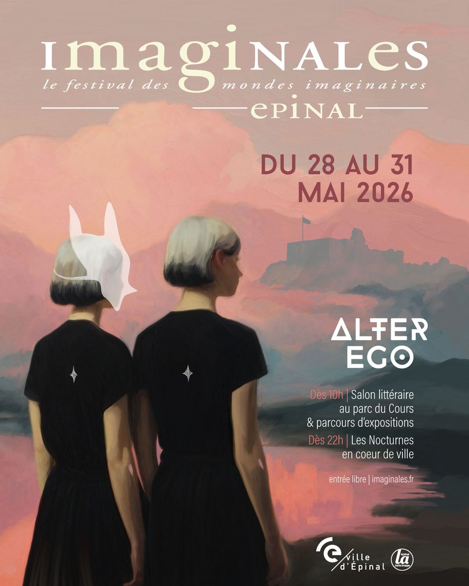 ActuSF's tweet photo. "Pseudonyme : se créer un alter ego écrivain", c'est le titre de la conférence du jour à réécouter !
Avec Andoryss, Li-Cam, Liv Stone et Barbara Mayol...
#Imaginales #AlterEgo #litterature https://t.co/KH4njkWWjI