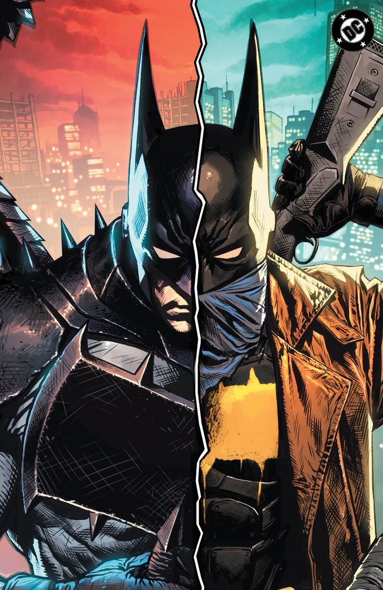 wavebatt's tweet photo. Two sides of the Batman https://t.co/vgtvXq1Sbc