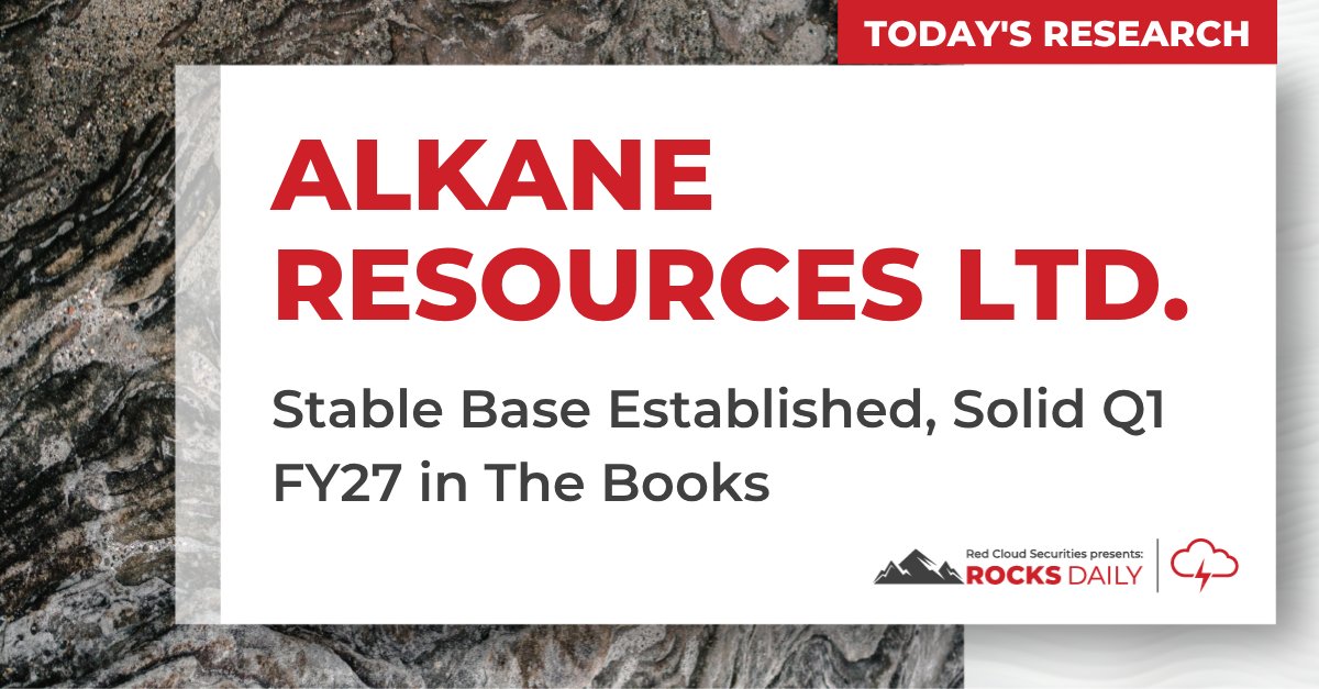 RedCloudSec's tweet photo. .@AlkaneResources filed its September quarter report, posting GEO production of 40,740 oz at AISC of A$2,805/oz and exiting the quarter with A$454M in cash and bullion. The company made an inaugural A$24M dividend payment and initiated a A$50M share buyback. We view this as a stable, well-funded gold producer with organic growth across its portfolio. Details: https://t.co/Pyz8Q9USj4 $ALK