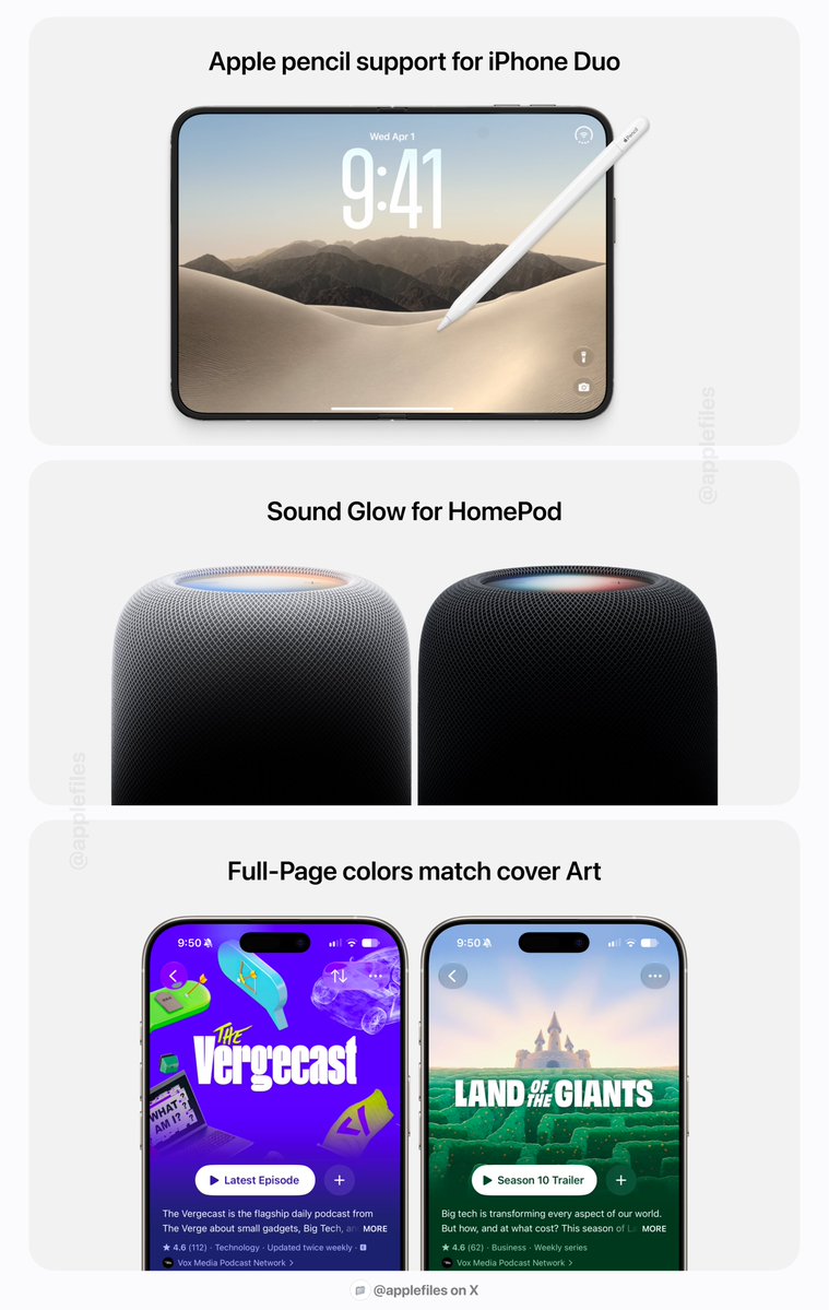applefiles_'s tweet photo. Here’s everything new in iOS 27.2 https://t.co/yVspGEydzi