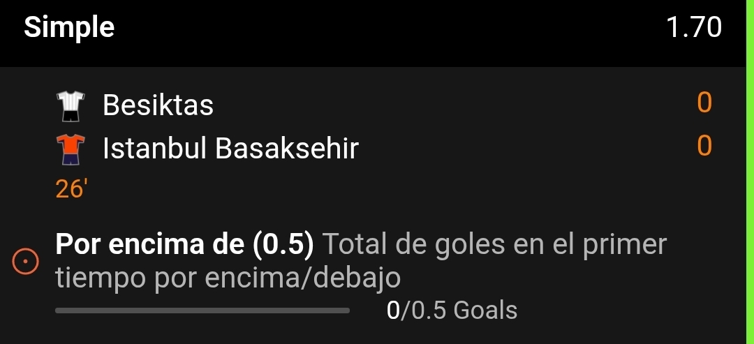 PuntosVerdes_IP's tweet photo. ⚽️ #InPlay       

👉 +0.5 first half goals 
📍Turkey

                      🍀
#EnDirecto #Livebet #Apuestas 

📲 
@PuntosVerdes_IP

 (more IP &amp; challenges) https://t.co/mvlRUdjNDT