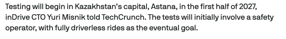 AVGregR's tweet photo. The capital of Kazakhstan will get AVs before DC. 

Let that sink in. https://t.co/FtEC9jMitf