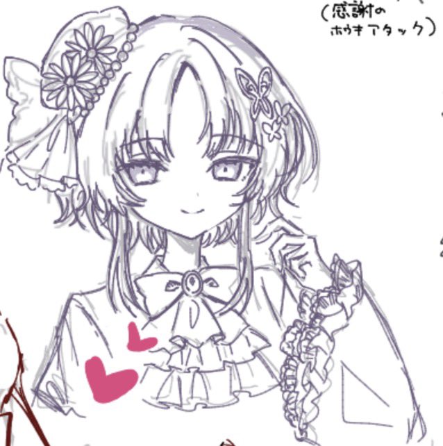 futaketefuton's tweet photo. 絵チャおじゃましました🚪🦋🖤 https://t.co/QsSDIwJKNw
