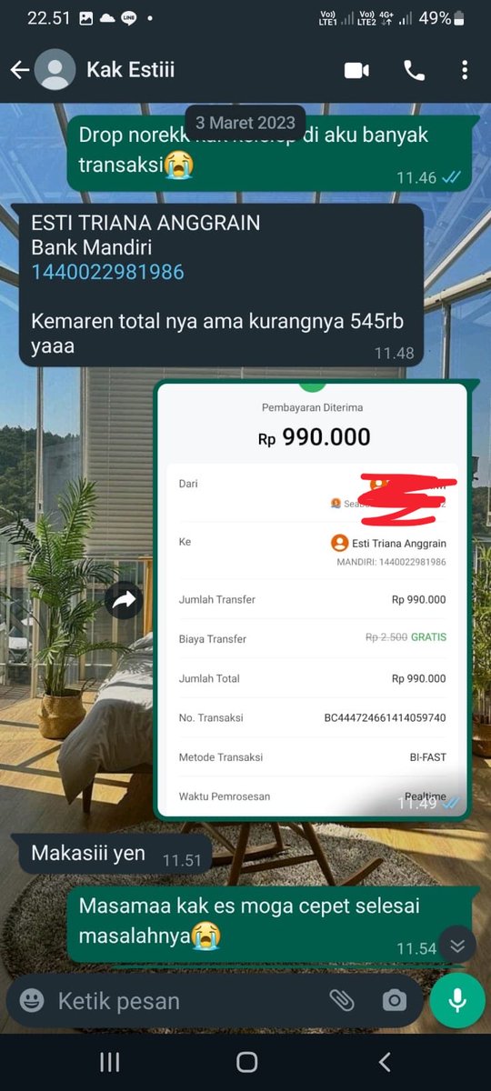 ayebcdefj's tweet photo. rl nya tukang utang tukang nilep duid orang dan pengarang handal, rilll nih testi dari aku korban estod 2023 🤣 https://t.co/9WhCYsbAvn
