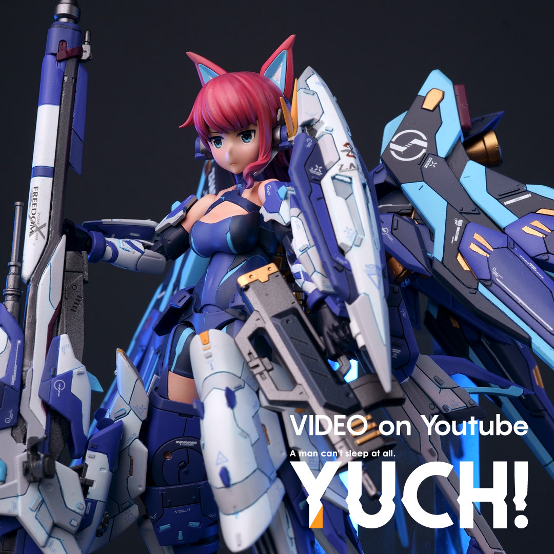 amcsaa_yuchi's tweet photo. 俺にとっての青い機体！
ストライクフリーダムガール！
#ガンプラ #美少女プラモデル #メガミデバイス
#全クリエーターに告ぐ青の作品を解放せよ https://t.co/WiLfVBkRHf