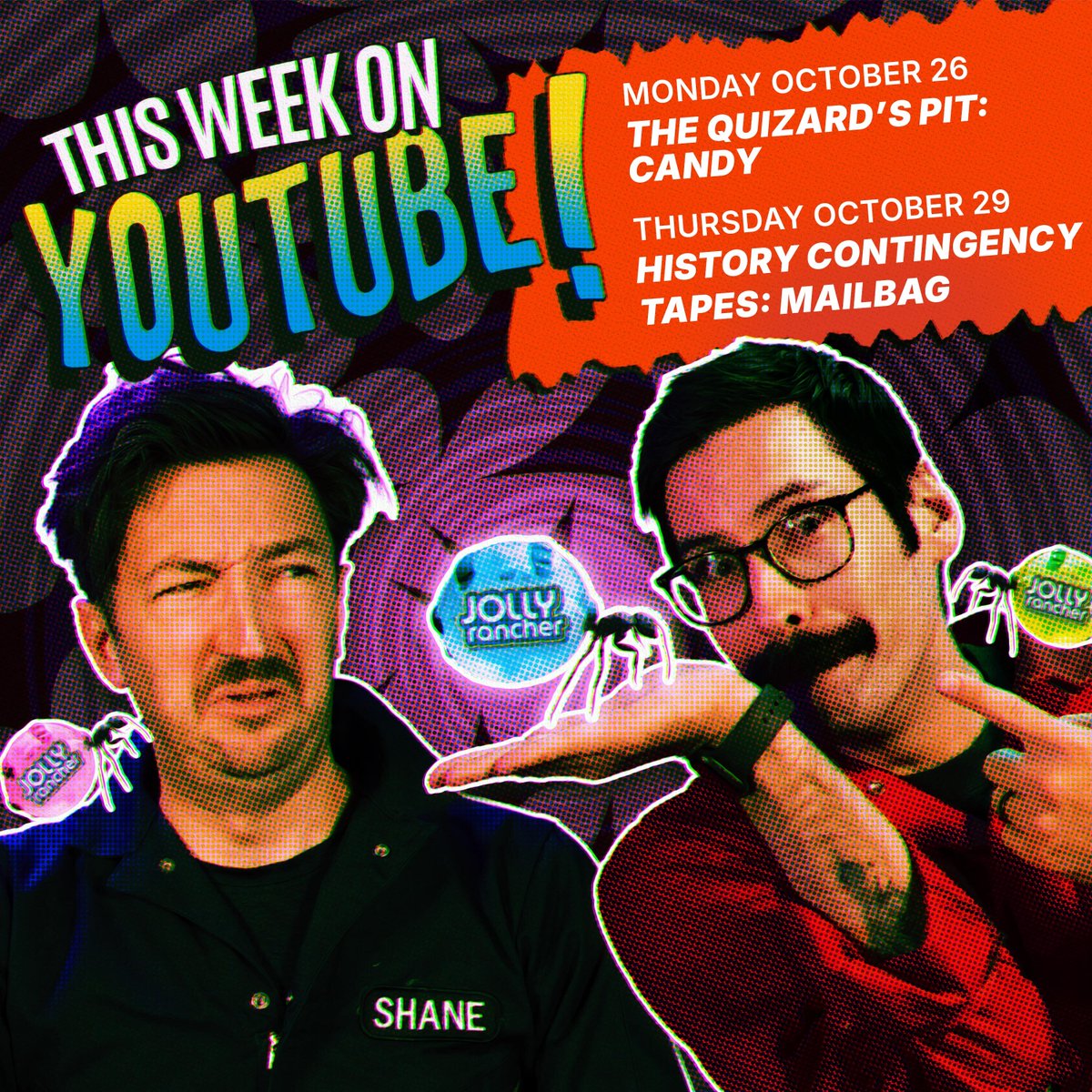 wearewatcher's tweet photo. IT'S HALLOWEEK and we've got some spooky (and sweet) stuff coming at ya on WTV and Youtube! 🍬👻🍬👻🍬👻🍬👻🍬👻 https://t.co/87NaWb71EF