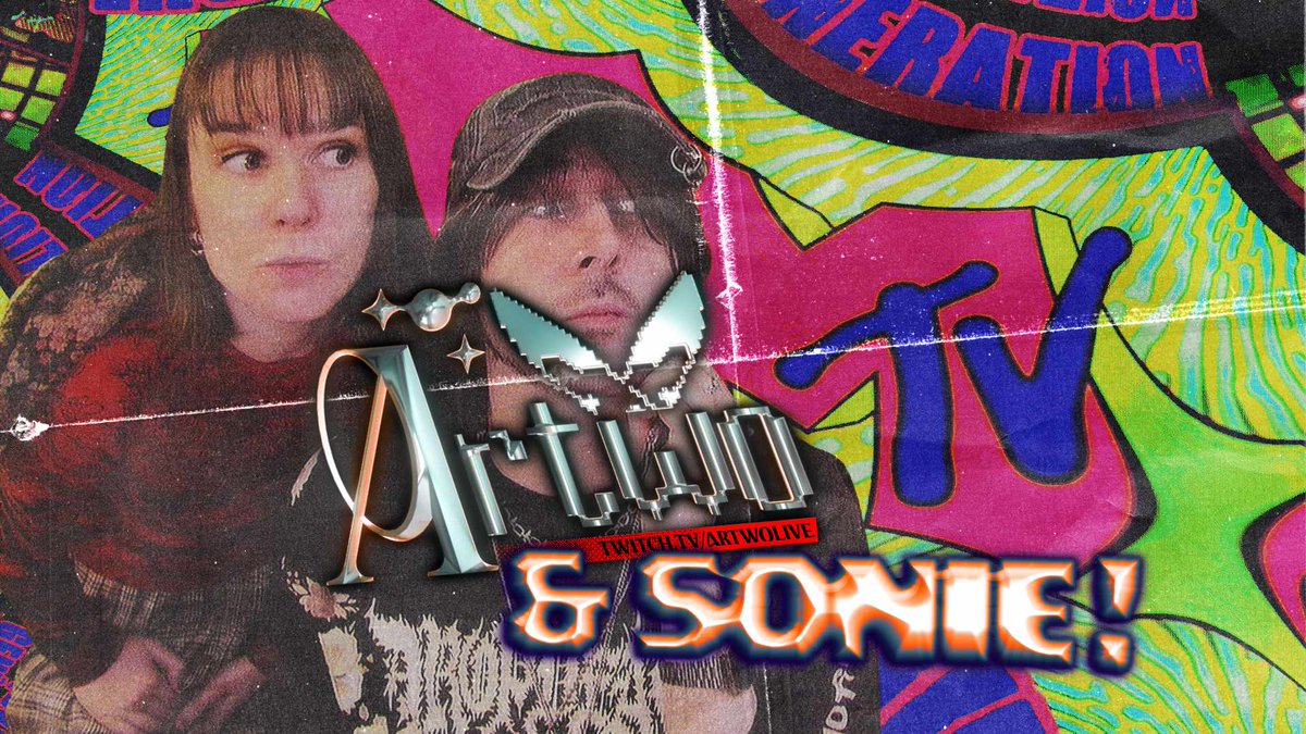 Artwo's tweet photo. 1h43 sur MTV… on attaque le pavé de Bolchegeek avec @Sonie_Couture ᕦ(ò_óˇ)ᕤ
🔴Live Maintenant sur mon #Twitch ArtwoLive ✨ https://t.co/PFrdnK1RHN ✨ https://t.co/dMKpReG6Oa
