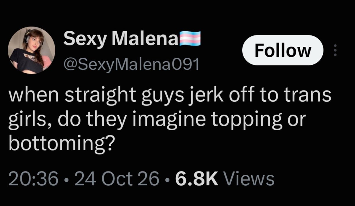 HazelTarragon's tweet photo. Because you are a MAN who thinks women are merely sex objects. Your entire profile is about sex, that's it.

Women are fully functioning humans. 

We don't want to share our spaces, services &amp; opportunities,  with MEN who view us mere sex objects. https://t.co/fppUfNbXqn