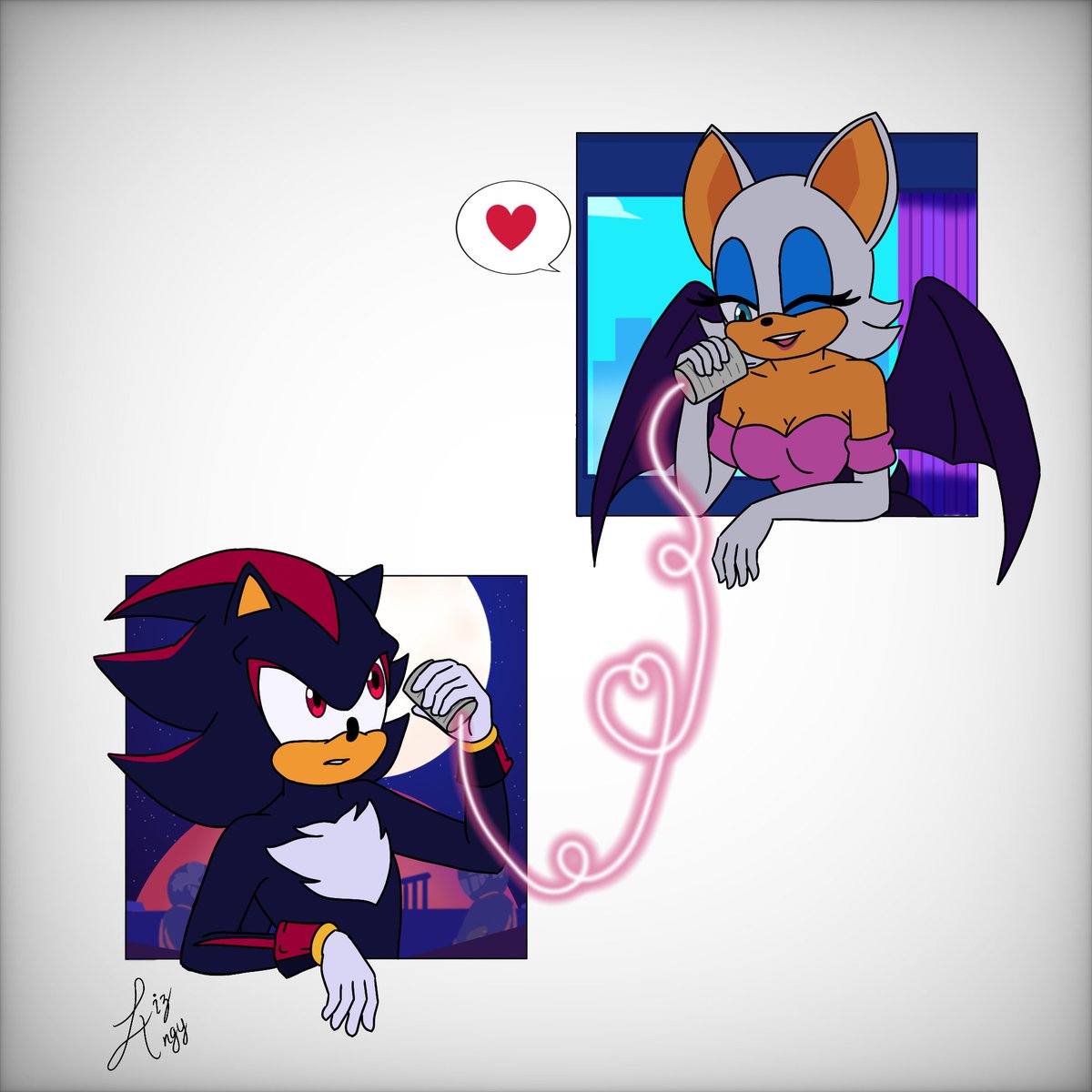 LizAngy_art's tweet photo. #shadougeweek26 Day 1 Distance
Una pequeña referencia a TailsTube
#shadouge https://t.co/mECOWPawhh