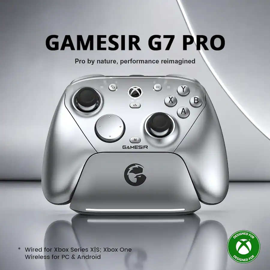 HandheldDeals's tweet photo. GameSir G7 Pro Controller

$63.99 w/ code GAMERDISCORD at Best Buy (Save $16)

- Tri-mode connectivity
- Built-in gyroscope
- GameSir Mag-Res TMR sticks
- Hall Effect Triggers w/ Micro Switch Trigger Stops
- 1000Hz polling rate

https://t.co/kbHFKTqvEL

#aff https://t.co/PVFD1p9iTG