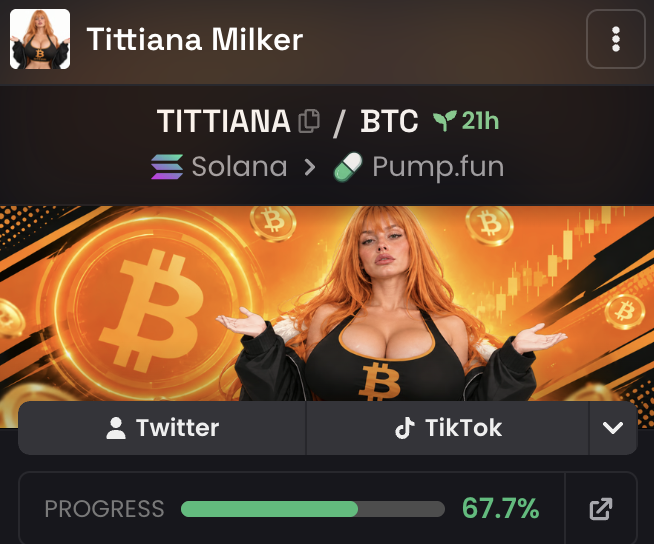 wizardapes's tweet photo. Goon meta is orchestrated with the famous gooner @slingoorio. An AI influencer called $Tittiana with the $ BTC pair might be worth watching here. Slingu is the top holder, btw

A7C6oaGQn57xKoRgFNqAH5uyKSWFr3J8FuPZBxaEpump https://t.co/b5fHBHtgLF