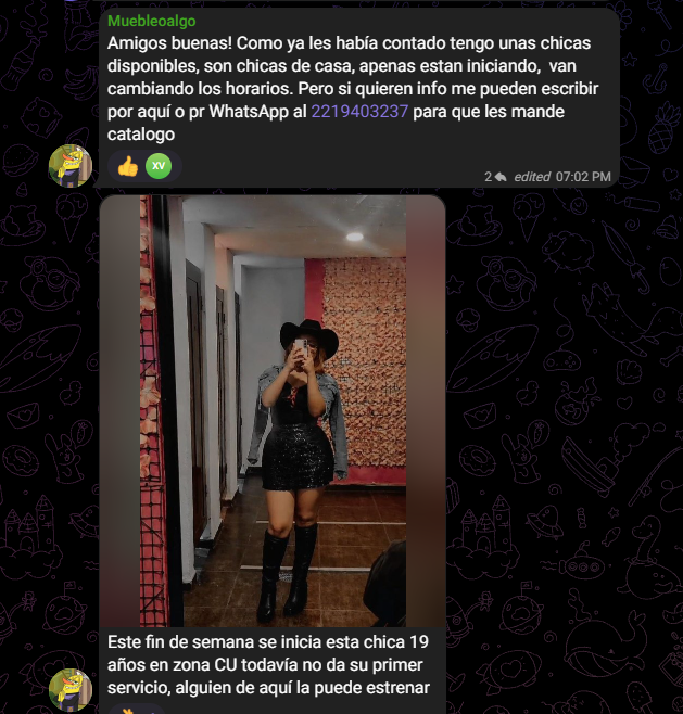 lanetadejavi's tweet photo. HABLEMOS DE lobiteens Y DE SU sangano JAVIER RODRIGUEZ QUE PONE A TRABAJAR A MORRITAS MENORES DE EDAD , ADEMAS DE QUE LA JUSTICIA YA ESTA DETRAS DE EL Y DE TODOS LO QUE CONTRATARON. 
en telegram tiene perfiles como Muebleoalgo
y NUM PER 221 523 0780  y las de sus niñas 2219162724 https://t.co/wPzJPzLaBi