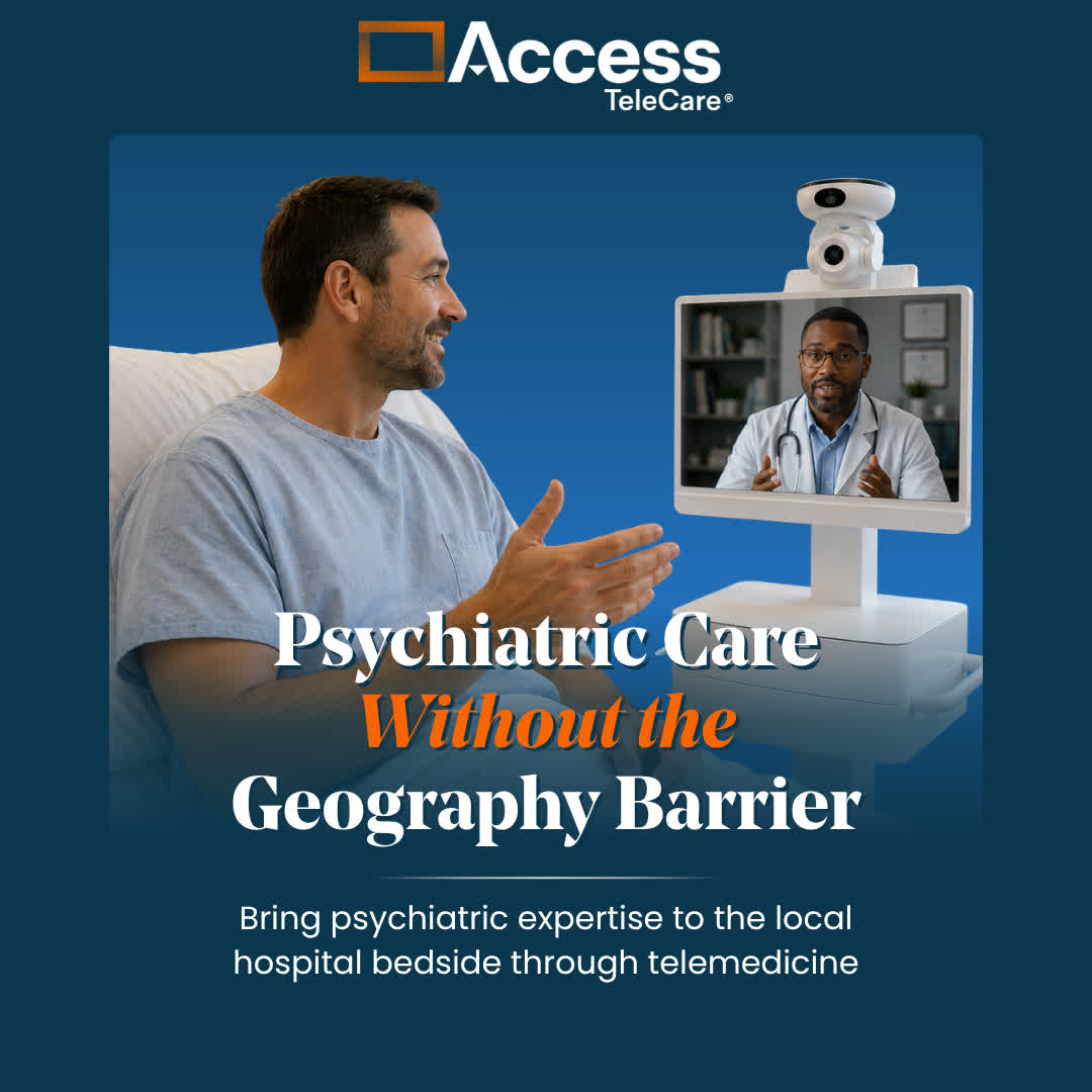 AccessTeleCare's tweet photo. When psychiatric specialists are not available locally, patients with behavioral health needs still require expertise. Some patients have medical conditions with psychiatric comorbidities. Others have primarily psychiatric needs. One hospital needed a s... https://t.co/EUhSYHliBi https://t.co/eIucZmkjGK