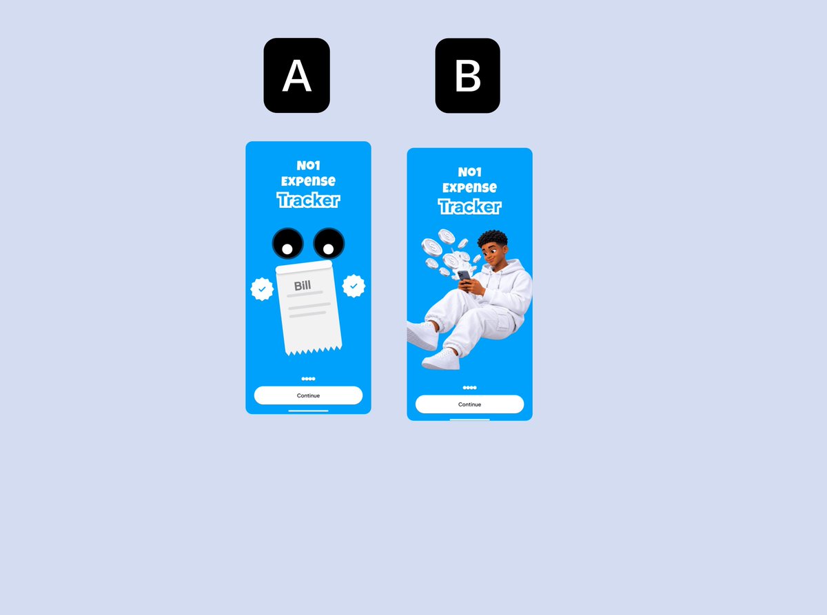 Edencreatz's tweet photo. A or b which is better 
#fyp #UIDesign #UIUX #figma #BLOW_UP https://t.co/eGrwwk5kdO