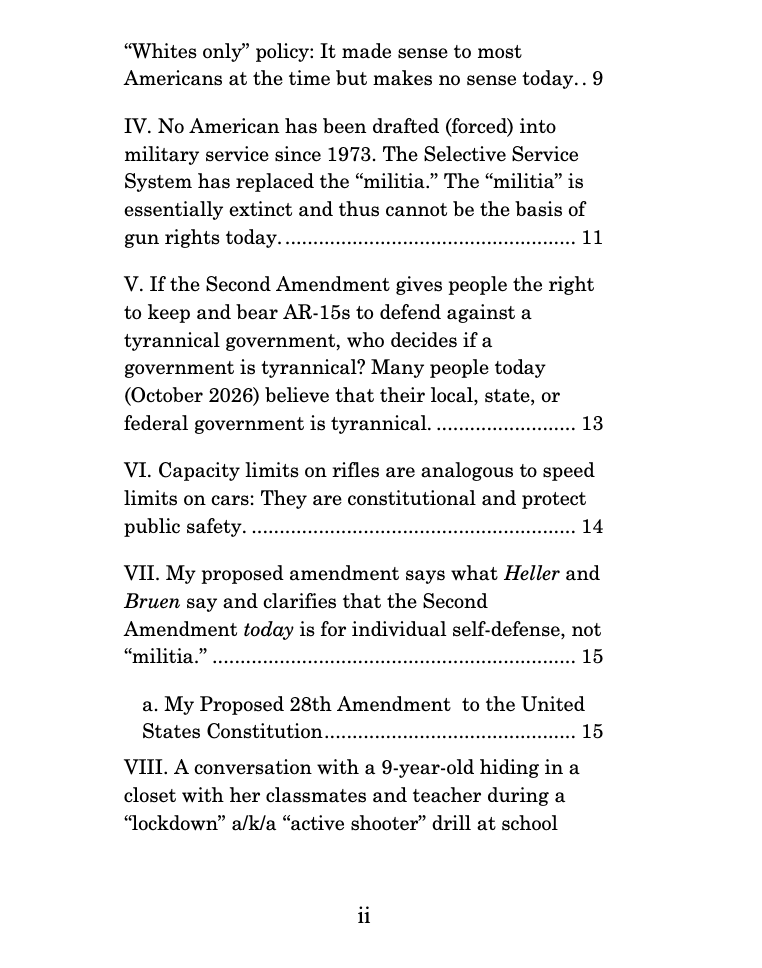 gunpolicy's tweet photo. Well, the first amicus brief supporting the government in Viramontes just hit.

The sad and hilarious thing is that this fucking dumpster fire is no less incoherent than the respondents' briefs and other amici on their side. https://t.co/GQTCj8JWaQ
