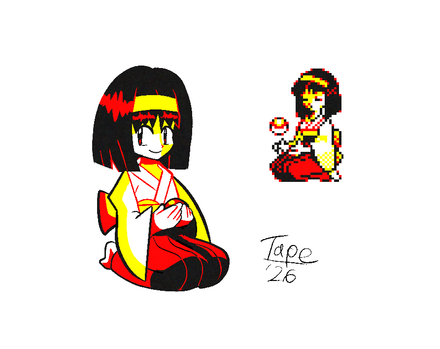 TapeDoodles's tweet photo. Starting before anyone else. I'm Tape. I draw art of my original characters (OCs) and fan arts of the preexisting properties, mostly Nintendo. https://t.co/NYVn44xLO2