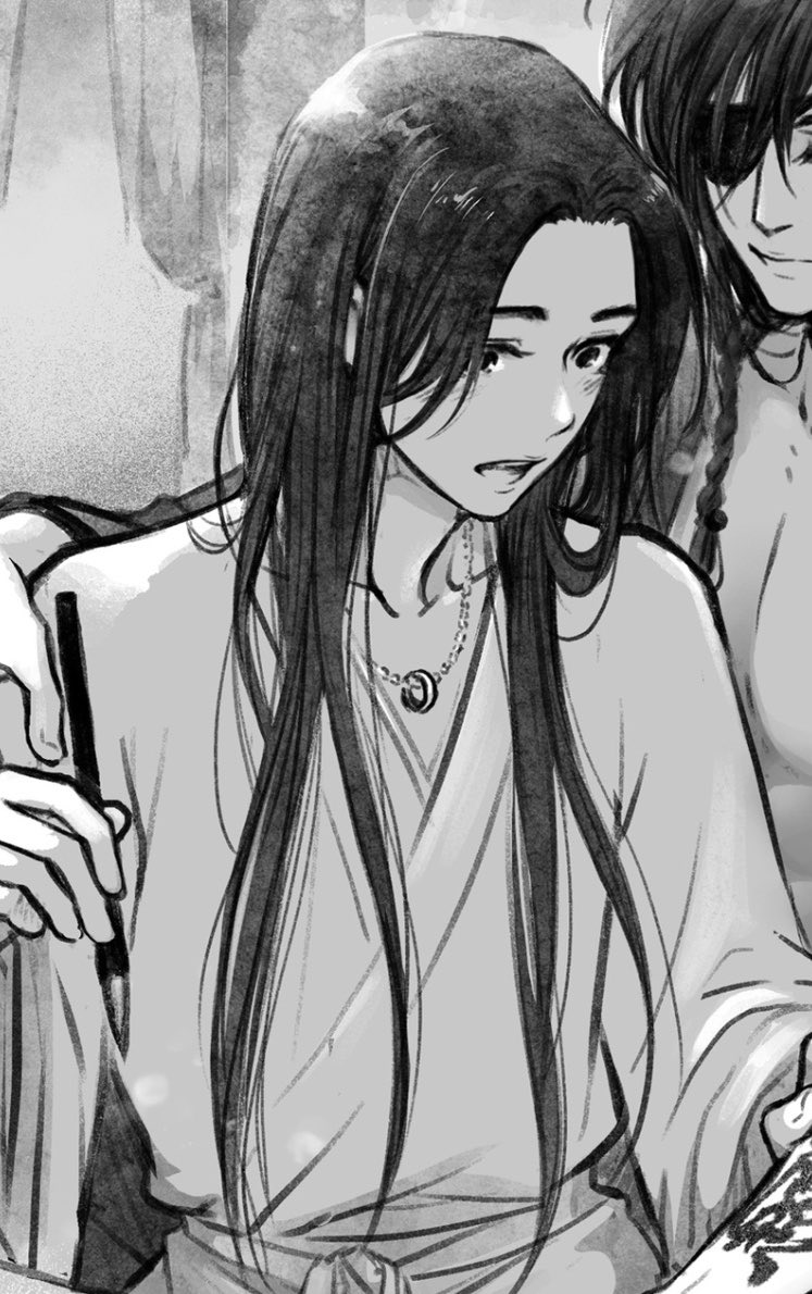 kokobeis's tweet photo. seeing xie lian’s bare neck got me feeling like a victorian man seeing a woman’s ankle for the first time… https://t.co/VUhSi5mGEo