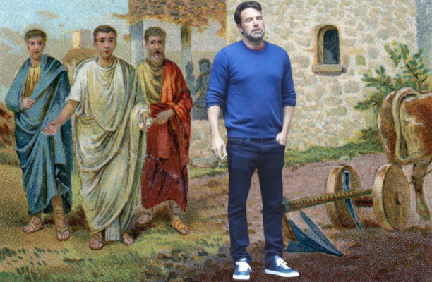 mcgillmd921's tweet photo. Cincinnatus, being asked to leave his farm to save Rome again. https://t.co/j3gOny7TEt