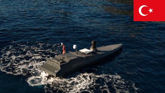 turdefcom's tweet photo. 🇹🇷 @ulaqglobal ULAQ-6 KAMA kamikaze USV participated in the TURNAs-2026 naval exercise alongside ULAQ-12 ASuW USV. https://t.co/DHrDAc6vKs