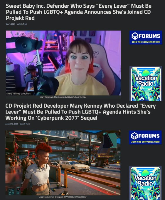 GeraltofGoonia's tweet photo. The reason is ESG/DEI funding  

CDPR flipped everything to Female V a few years ago on Women's Day, after they announced they had sold their soul to ESG    

I have little hope for the Cyberpunk sequel, look who they're hiring to write it lmao
https://t.co/m0tCheR6f4 https://t.co/qnWsX4fJf3