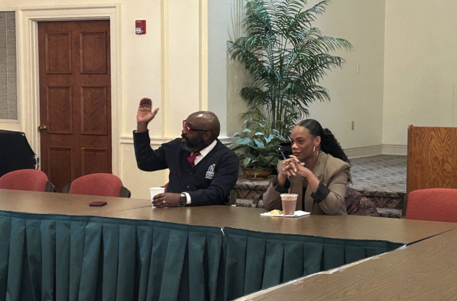 RepSummerLee's tweet photo. The cost of living is too high & Black families across Pittsburgh are feeling the pressure. From rising housing costs to healthcare, working people are being asked to do more with less.

I’m grateful to Dr. Asa Lee & Pittsburgh’s Black clergy for making space for this important conversation. Our policies must reflect the realities people are facing every day, & that starts with listening to the communities most impacted.