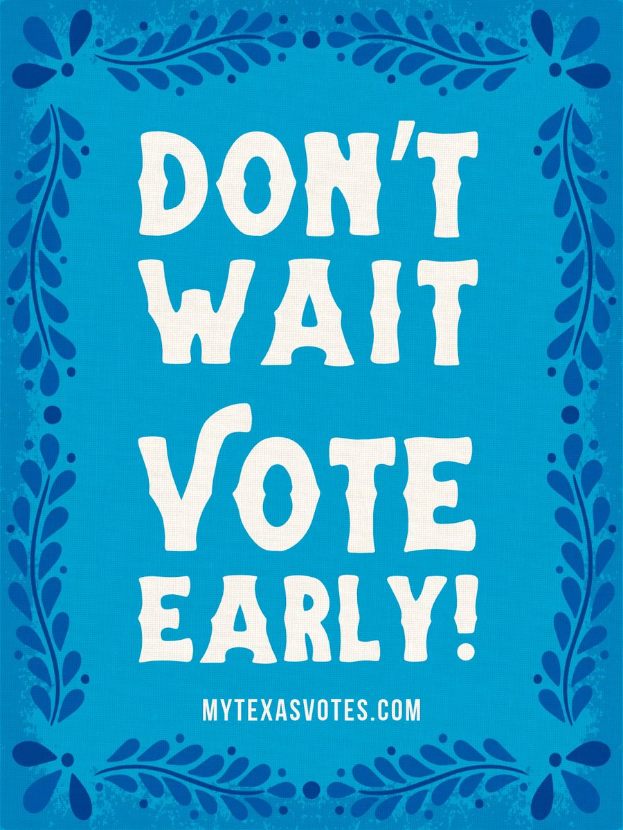 texasdemocrats's tweet photo. Early voting ends this Friday, October 30th. Find your polling place and make a plan to vote at https://t.co/YhUP4SrcmL https://t.co/3ib418IHGu