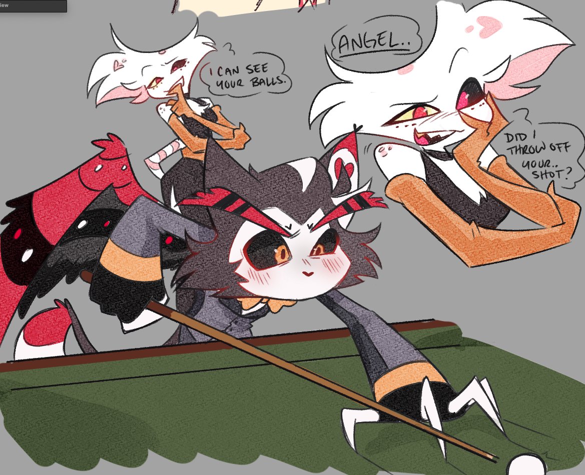 raphstonfa's tweet photo. ANOTHA #huskerdust #hazbinhotel 

sorry for taking forever on these my brain turned evil https://t.co/IYWFiE6aQi