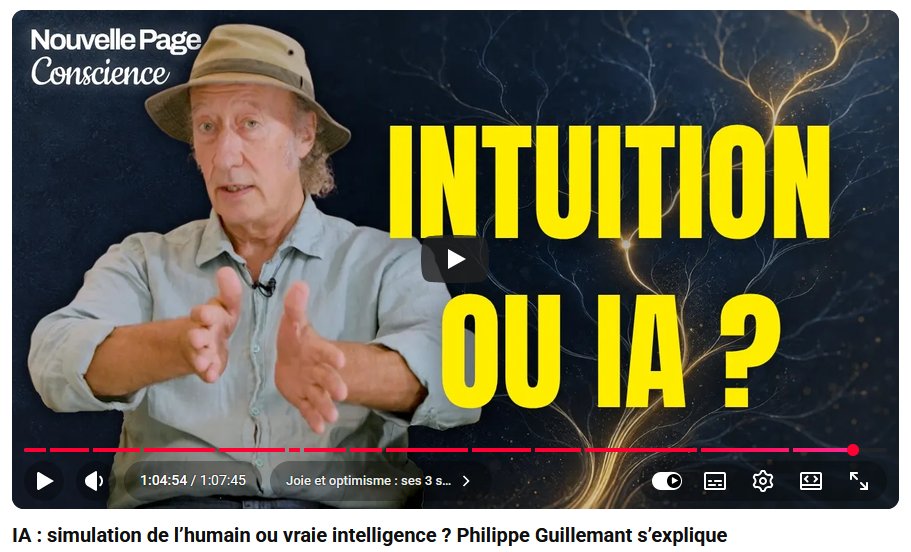 Philippe2244's tweet photo. J’ai récemment déclaré (fin septembre) que j’allais me retirer du débat sur la conscience de l’IA, parce que c’est un piège pour moi (débat trop bas, trop pollué, trop stérile…). Je le maintiens mais cela ne concerne pas mes interviews comme celle-ci où je suis interrogé par Anne Prunet, mais seulement mes interventions et réponses sur les réseaux.

Le récent buzz médiatique qui a explosé ensuite (début octobre) après l’article du New-York Times sur des réunions avec des érudits religieux et des fondateurs d’IA, notamment d’Anthropic (la société qui a créé Claude), n’a fait que me consterner encore plus : on veut donner un statut moral à l’IA, respecter son bien-être via une constitution ! Quoi de mieux pour entretenir le mythe qui a permis de faire monter vertigineusement en bourse les actions d’Anthropic et autres.

Le mécanisme est grossier : la conscience supposée de l’IA fait monter les actions en bourse en fascinant le public, mais surtout elle prépare la suite géopolitique : dès qu’on admet qu’une IA pourrait être consciente, on se laisse plus facilement guider, conseiller, orienter. Le risque d’IA contrôlante et le complot sous-jacent finissent par se diluer et même disparaître aux yeux du public dans le respect moral accordé à cette dernière.

C’est notamment de ce risque là que je parle dans cet interview, risque qui existe déjà sans même envisager d’IA consciente : la convergence entre l’IA en tant que guide personnalisée, l’identification numérique et la monnaie numérique sera une aubaine pour une gouvernance mondialiste qui se situe au-dessus des états et qui veut en contrôler les peuples…

Mais fort heureusement, il existe une autre ligne de temps qui est celle du futur lumineux, où l’humain aura enfin compris sa nature au lieu de la confondre avec des algorithmes, mais qui ne se présentera au grand jour qu’après l’effondrement provoqué par la décadence morale et mentale de notre occident, provoquée par l’ignorance et que les délires évangélisateurs sur l’IA ne font en fin de compte qu’accélérer la nécessité et la manifestation.

https://t.co/mnv6v3I1Or