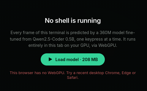 SyntaxError2505's tweet photo. what the fuck is webGPU, why is everyone using it and why doesn't firefox OR chromium have it. https://t.co/krfWgTJlvO