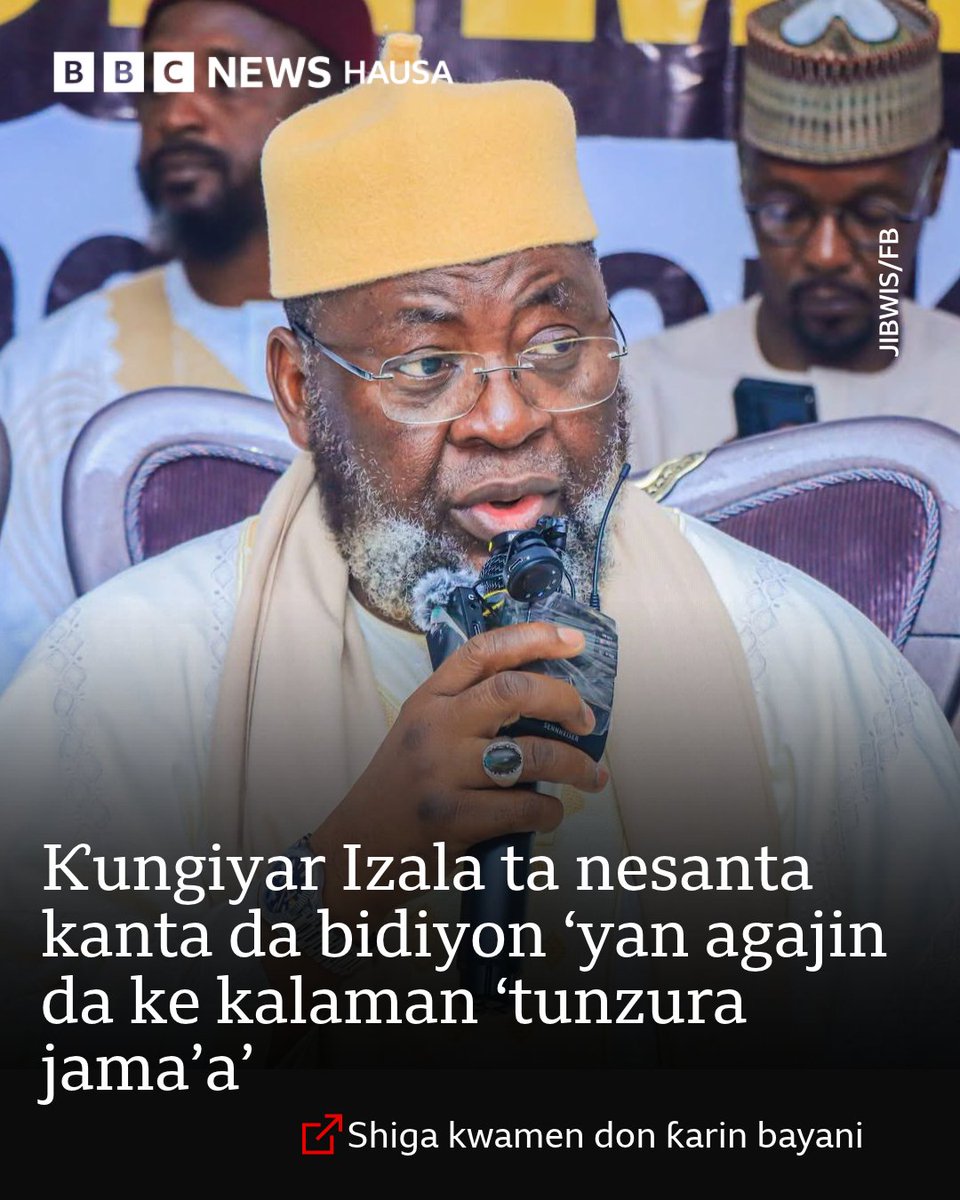 bbchausa's tweet photo. A nata ɓangaren, ƙungiyar Jama'atu Izalatul Bidi'ah Wa'iƙamatus-Sunnah (JIBWIS), wadda ake danganta matasan da ita, ta ce ta ɗauki mataki kan lamarin.

Ƙarin bayani - https://t.co/BNg5g74Teo https://t.co/DtuyH1WdBG