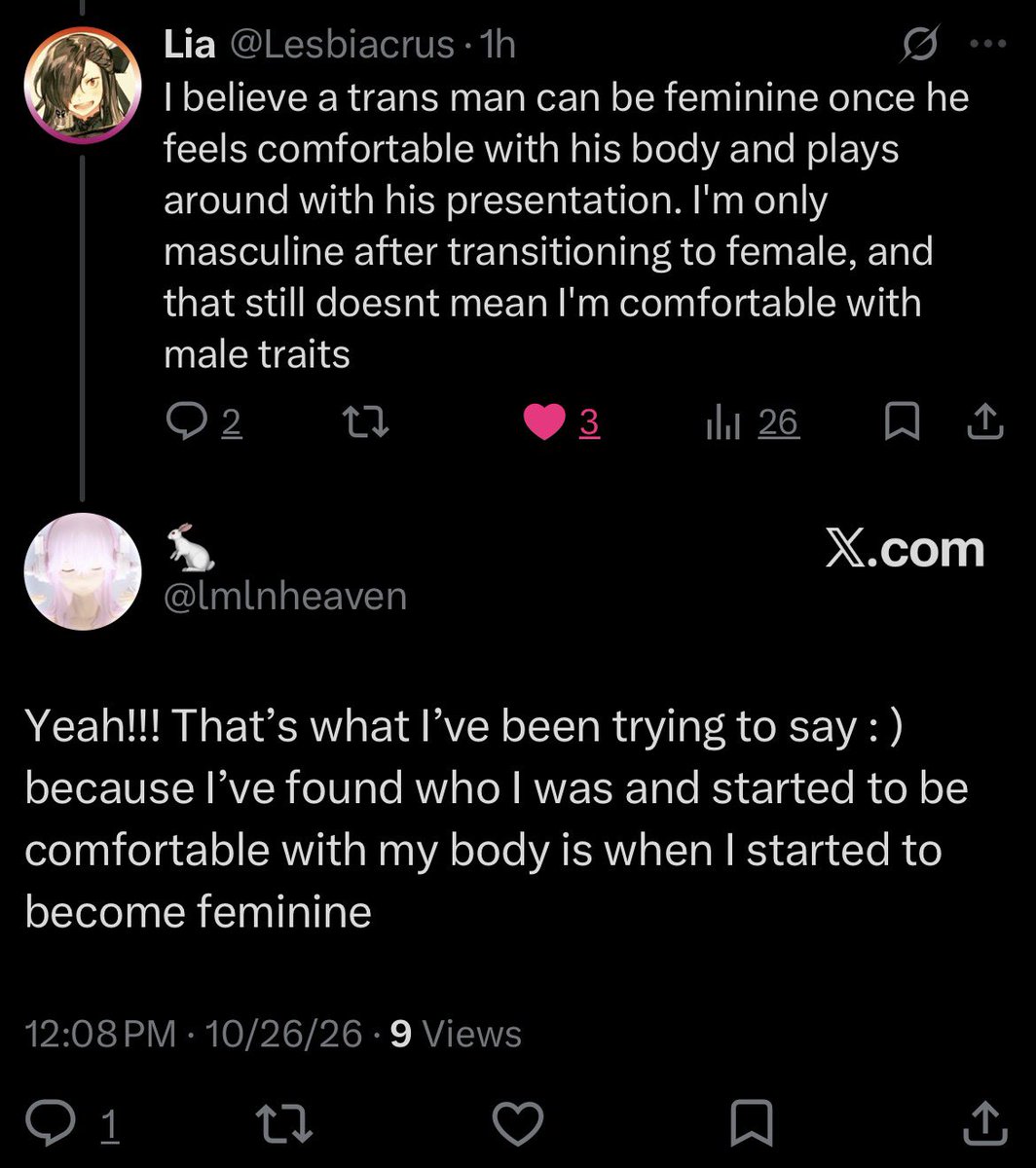 mrrfishyfish's tweet photo. Female to female transition https://t.co/kzrUrwJrOF