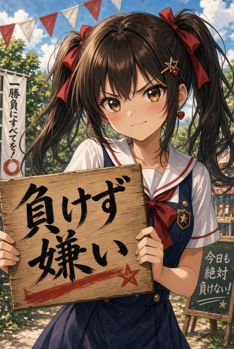 Agl1v1z's tweet photo. 結構長い間謎なんですけど。。。
「負けず嫌い」って負けてないのが嫌いなんですか？
「負けず」って負けを否定してるから勝つのが嫌いってこと？
本来「負けるの嫌い」とかじゃないんですか？ https://t.co/3V9oqUfvxy
