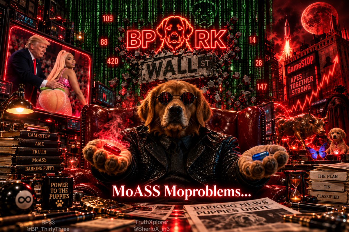 SherloX_in3's tweet photo. solana:3B1ijcocM5EDga6XxQ7JLW7weocQPWWjuhBYG8Vepump $GME $AMC 🐶💊🎮🍿🎥🎬🏦⏳
@BarkingPuppy8 @TheRoaringKitty 🧙🏻‍♂️
MoASS = MoProblems😭❤️🐶♾️🐈‍⬛🚪
@229Billion @BP_ThirtyThree Choose @BeTheHoss @realDonaldTrump @NICKIMINAJ @silver_ceo Wisely…⌛️ https://t.co/dyR1Hjkaps