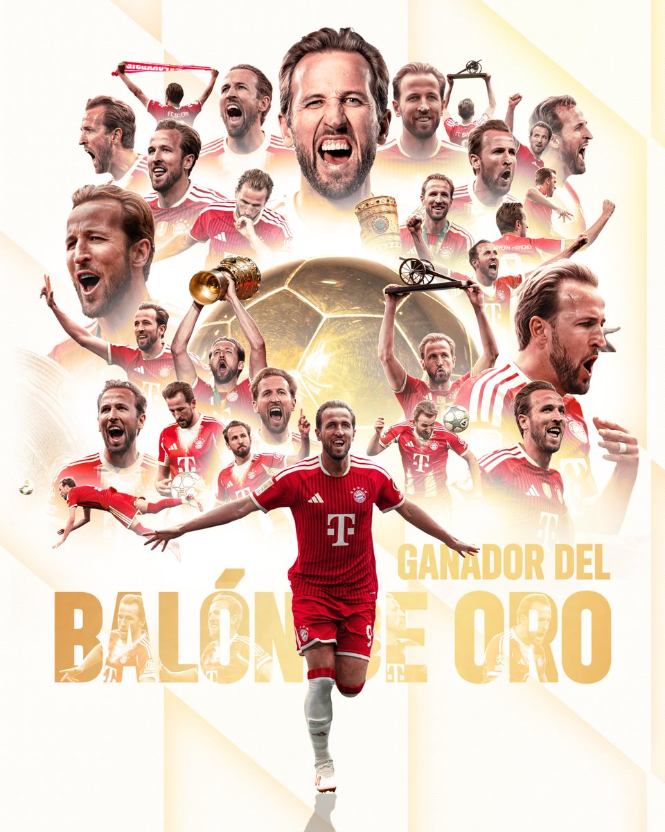 FCBayernES's tweet photo. 🏆 𝐇𝐀𝐑𝐑𝐘 𝐊𝐀𝐍𝐄, 𝐆𝐀𝐍𝐀𝐃𝐎𝐑 𝐃𝐄𝐋 𝐁𝐀𝐋Ó𝐍 𝐃𝐄 𝐎𝐑𝐎 𝟐𝟎𝟐𝟔 🏆 https://t.co/D49AcWaqCQ