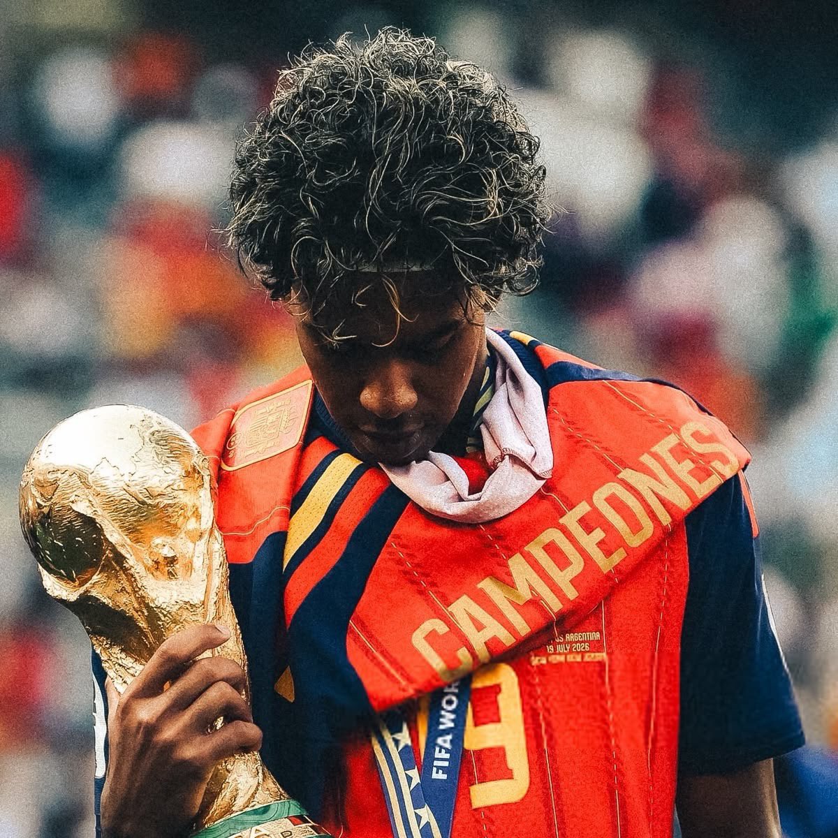 culebalde's tweet photo. Lamine doesn’t need an award to be known as the best player itw. There’s a clear agenda on his talent.

The amount of trophies he won since he started playing speaks for him. Just need the ucl so no one has anything over him. https://t.co/7GIUkI78sj