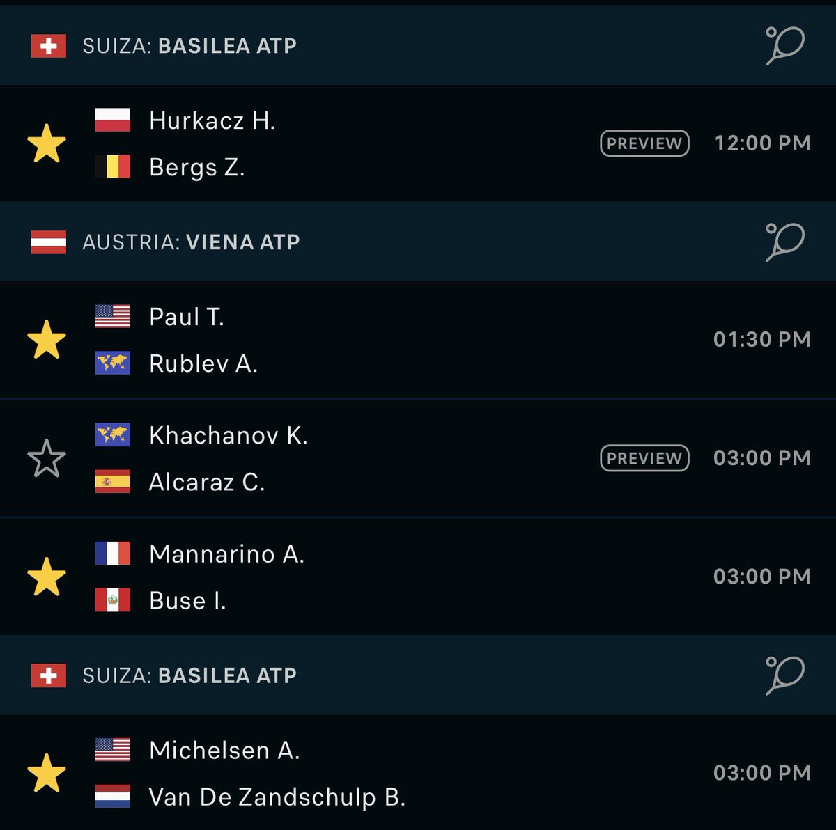 Bettingham00's tweet photo. 🎾 PRONÓSTICOS ATP BASILEA 🇨🇭 Y VIENA 🇦🇹 

Tenéis los análisis en los comentarios👇🏼

Y ya sabéis, en el link de la bio tenéis el acceso al canal de Telegram https://t.co/NLEGEgq5jm