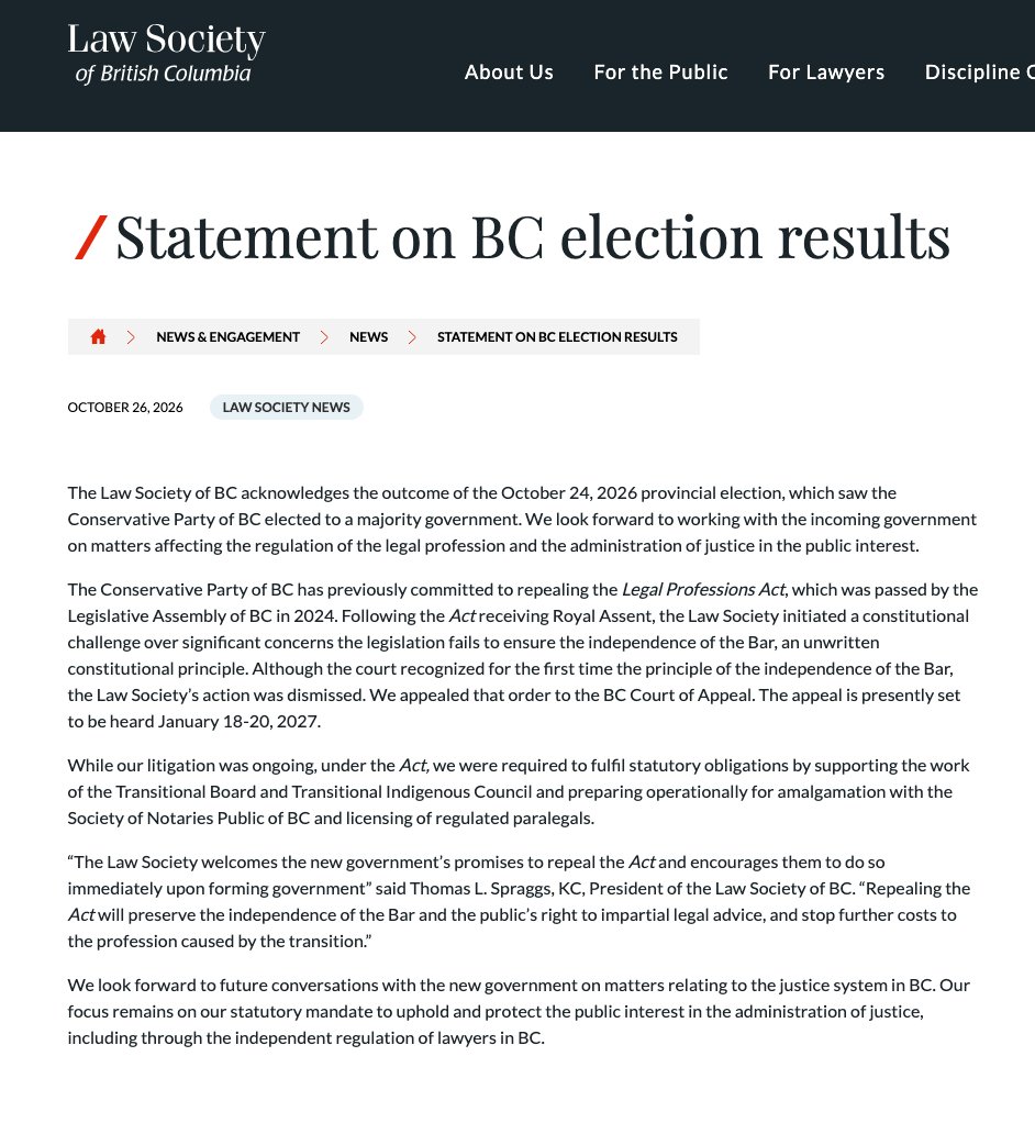 BCBarrister's tweet photo. The @Conservative_BC is going to get the government's boot off the neck of lawyers. @SteveKooner https://t.co/2CDiDAUtFK