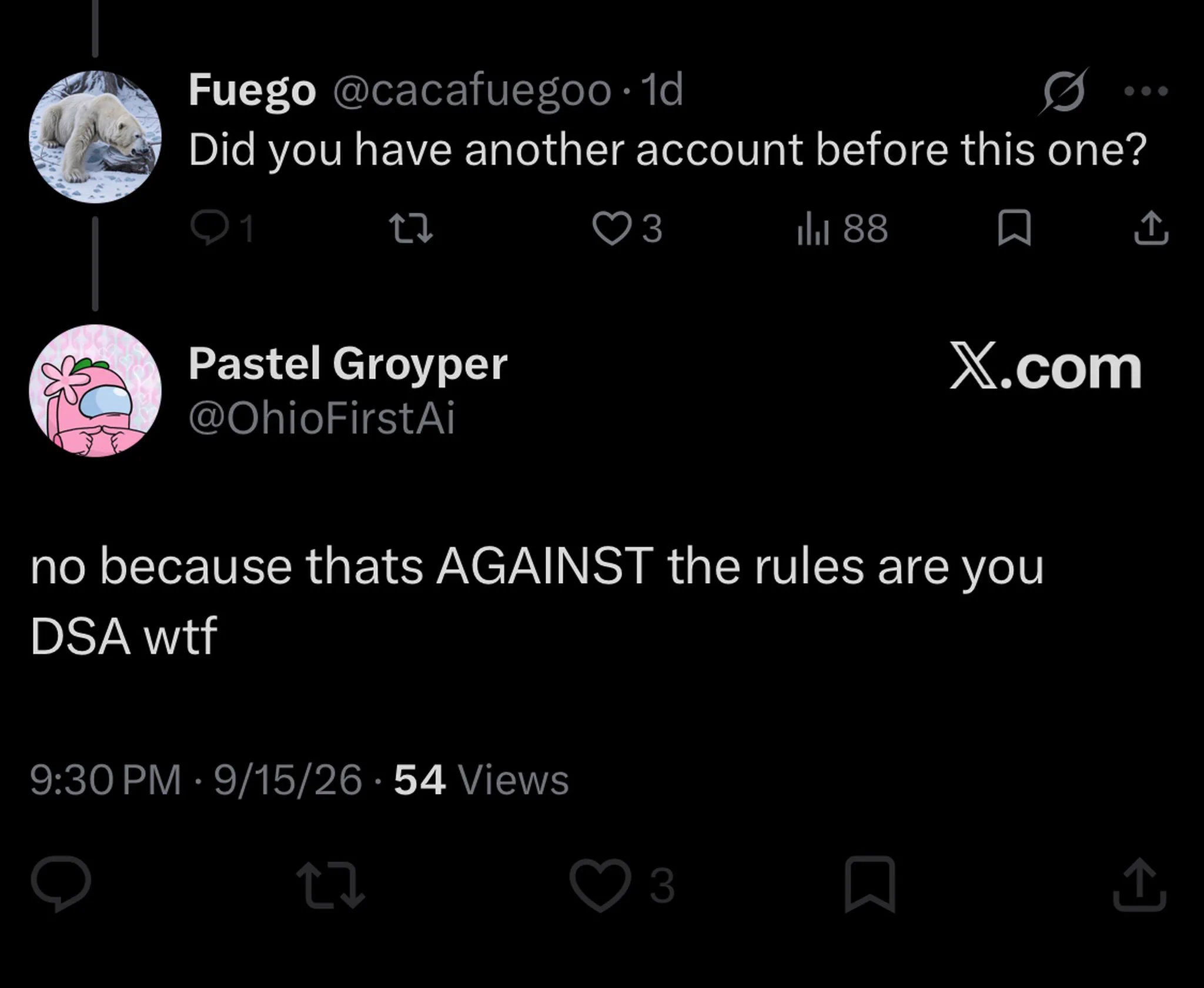 FrostyTheGroyper on X: 