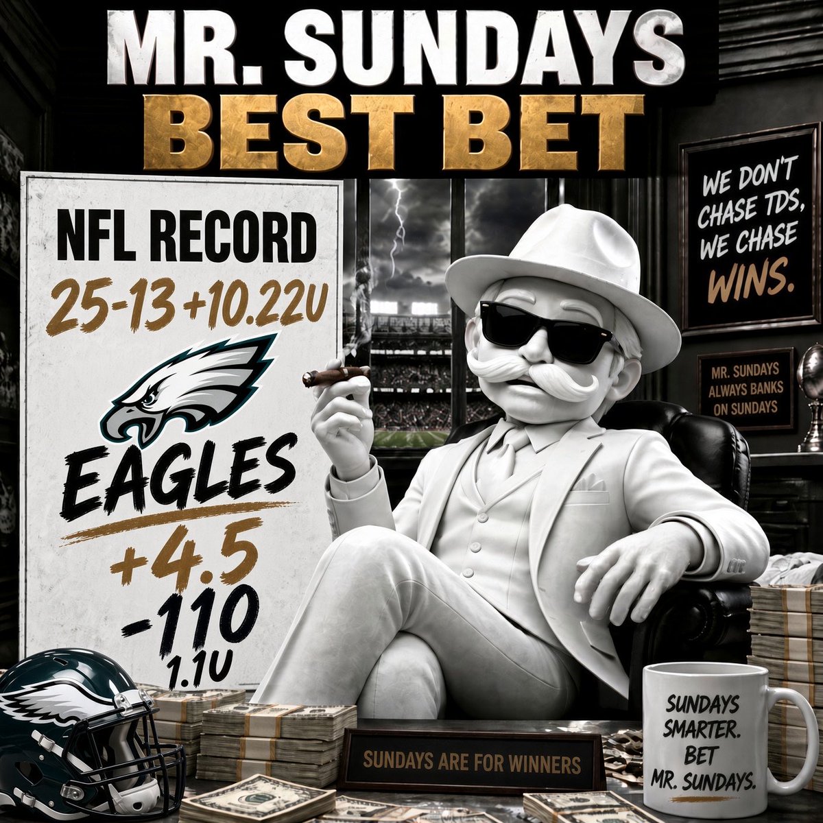 MrSundayspicks's tweet photo. MNF Best Bet! 

Let’s stay hot after a 3-0 Sunday! https://t.co/rSO8DADGwh