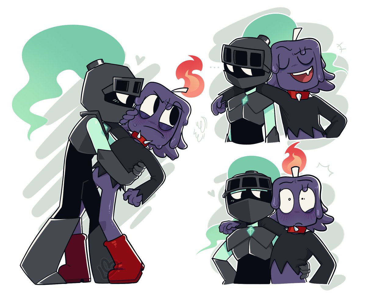 Vaprexn's tweet photo. They’ve been kinda rotting my brain as of lately.. #flameknight #dandysworld https://t.co/ZjWUbh3548