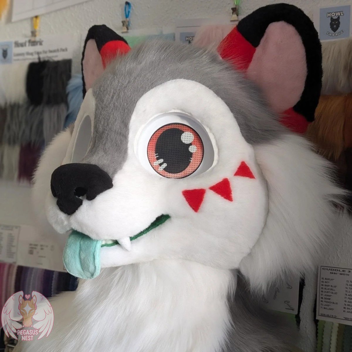 pegasusneszipf's tweet photo. A closer look at this adorable fursuit head! The details make this character truly special. 

Want a custom fursuit of your own? Only 5 commission slots available. DM me to discuss your ideas!

#fursuitmaker #fursuithead #furryfandom #fursuitcommission #furrycommunity #commissionsopen