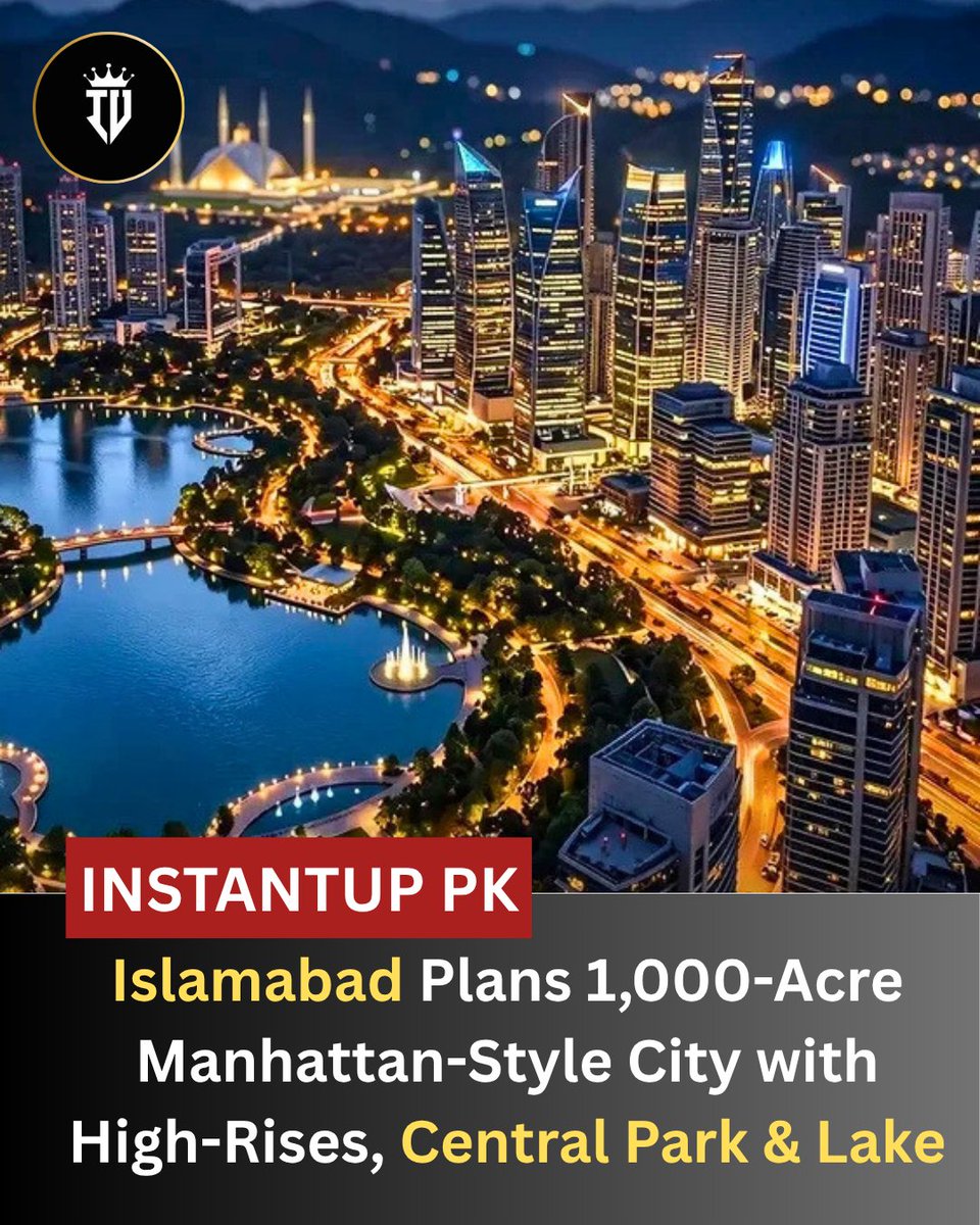 Instantup0's tweet photo. Islamabad plans a Manhattan-style city, high-rise developments and a massive safari park to boost investment and tourism. 🏙️🌳

#Islamabad #Pakistan #RealEstate #Investment #SafariPark https://t.co/2gNjQL16tf