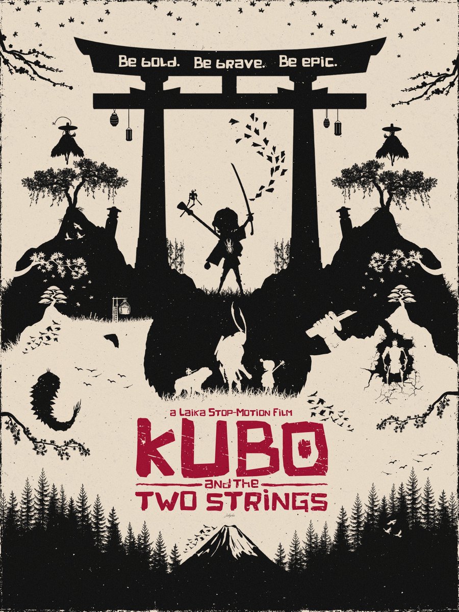 justbychris's tweet photo. The art I created for the beautiful movies of @LAIKAStudios including #Wildwood #Coraline and #kubo 🤍 https://t.co/mSBkw79Tle