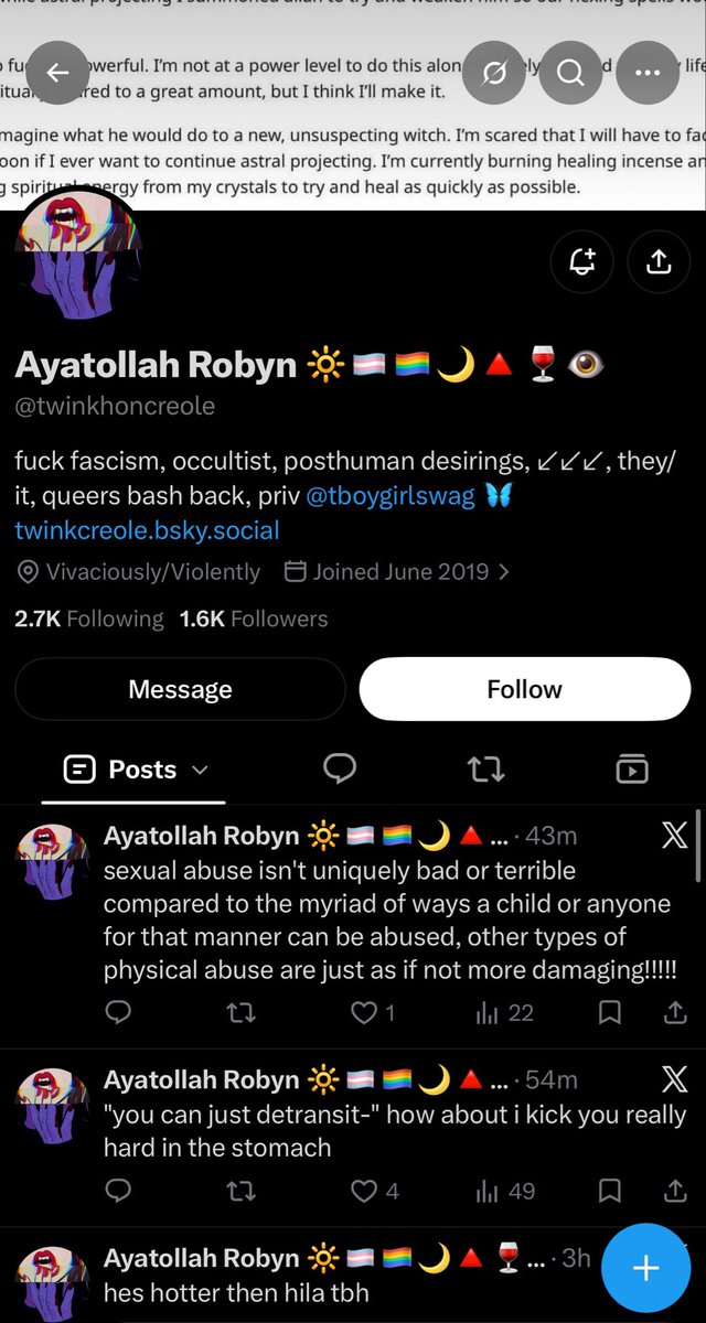 devasattva's tweet photo. i’m literally not even mad that the person is free; i just know how people turn an inch into a mile. and my apprehension seems to be correct given that your most recent tweets is you unnecessarily powerscaling types of abuse and calling H3H3 Ethan relatively hot. https://t.co/6MVWBSrjus