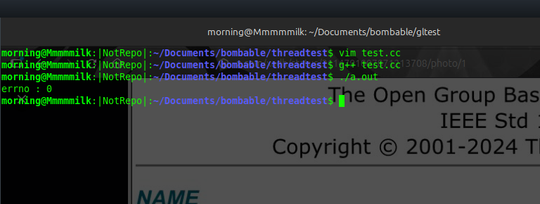lthoughWhyNot's tweet photo. @xadh @SyntaxError2505 You're provably correct. Still a good idea to cache its value in a variable.  Especially if your print functions set errno. https://t.co/uBFRtyxYYP